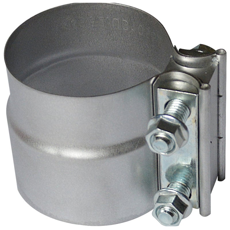 ROADFORMER 2.5 inch exhaust Clamp 2 1/2 Lap Joint Exhaust Band Clamp Preformed Aluminized Steel - Image 2
